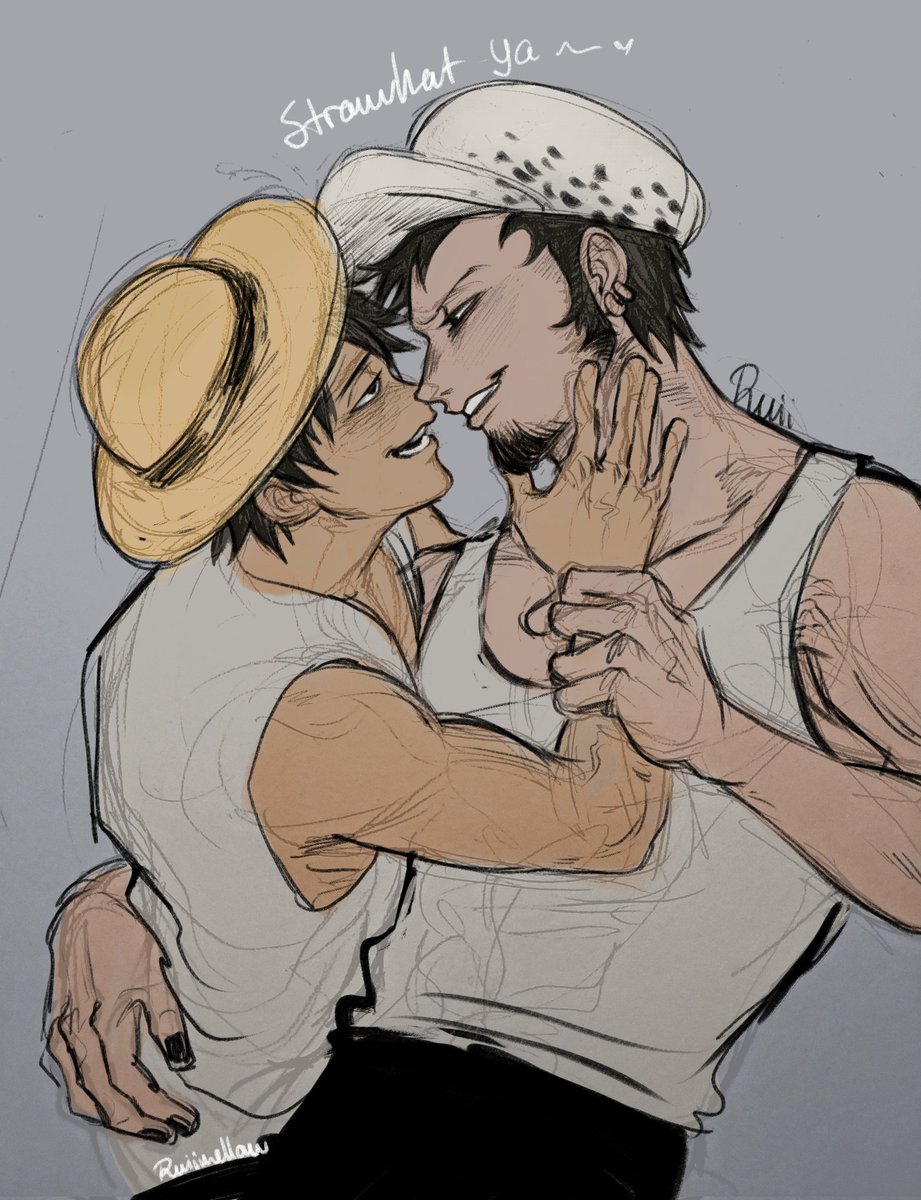NNAHI10's tweet photo. #lawlu #luffy #law #trafalgardwaterlaw #monkeydluffy #onepiece man https://t.co/Wv9TQZp0Cd