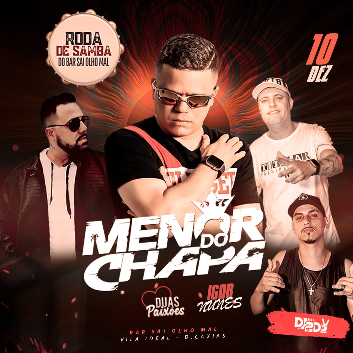 Barsaiolhomal's tweet photo. É O LIXÃO E A VILA DO CHARLEES 🔊

Domingão VILA IDEAL traz o relíquia do funk e responsável pelo hino número 1 da baixada Fluminense 🎶

🔹MC MENOR DO CHAPA ao vivo 
🔹GRUPO DE PAGODE AO VIVO
🔸@DJ2DDAVILA nos intervalos com o melhor de todos os ritmos 🔥🇲🇽

RT TROPAAA 🔁 https://t.co/xXhjsifUpz