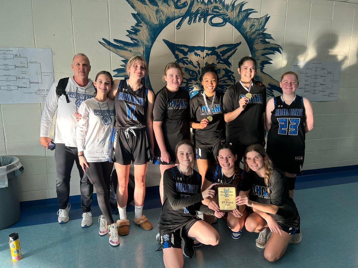 Cheightsladydev's tweet image. Proud of our JV for getting 3rd place in the Mt. Enterprise  varsity tourney.