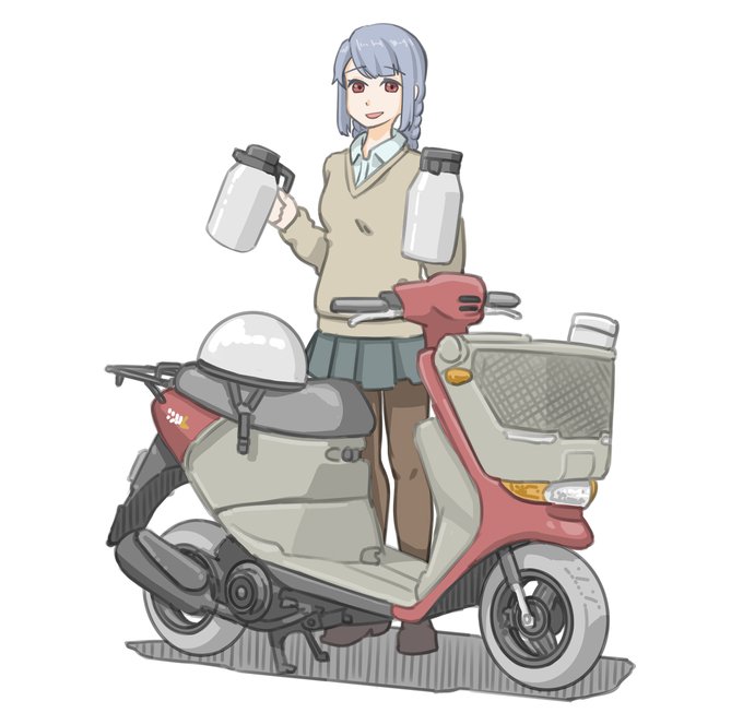 「バイク スクーター」のTwitter画像/イラスト(新着)