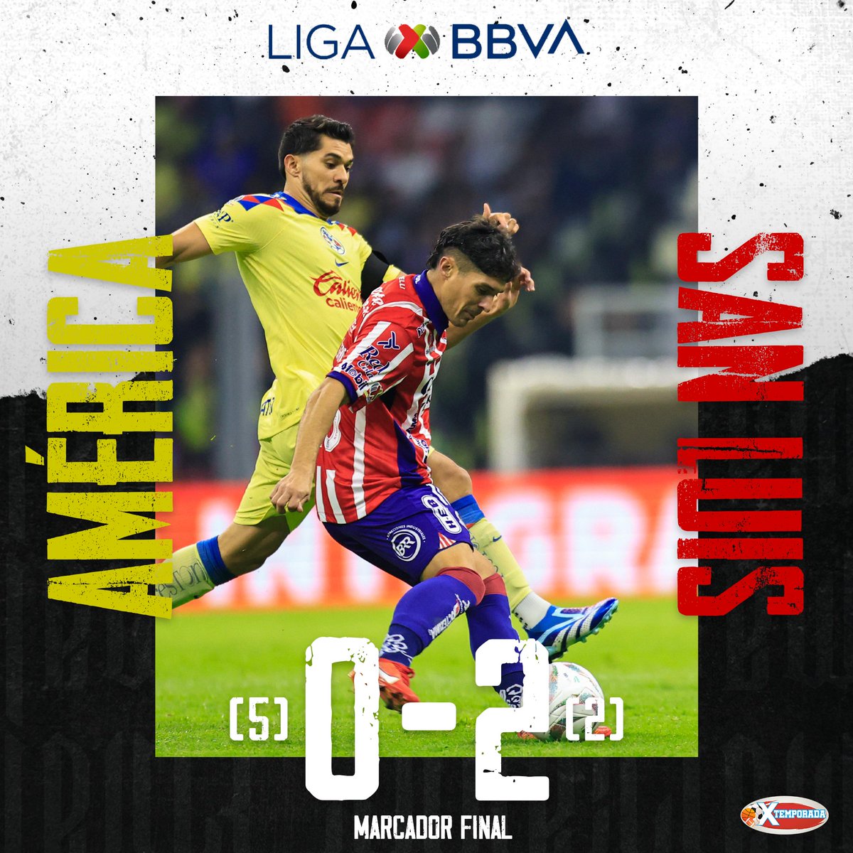 XTemporada's tweet photo. #LigaBBVAMX | ¡Primer finalista!

El conjunto de @ClubAmerica avanzó a la Gran Final, luego de ganar en el global 5-2 frente a @AtletideSanLuis https://t.co/tyAoWi8896