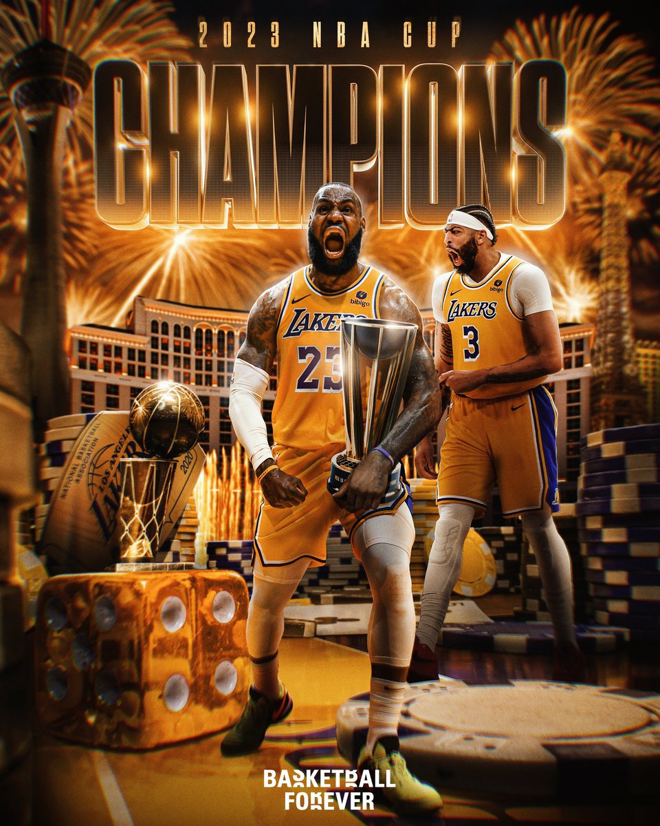 PasionBasketNBA's tweet photo. LOS ANGELES LAKERS SE CONVIERTEN EN LOS CAMPEONES DE LA 1ª EDICIÓN DE LA COPA NBA 🏆 https://t.co/ODhnccif6X
