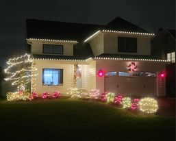 Neander Household ready for Christmas, love putting lights up each year especially seeing the excitement from the kiddos!