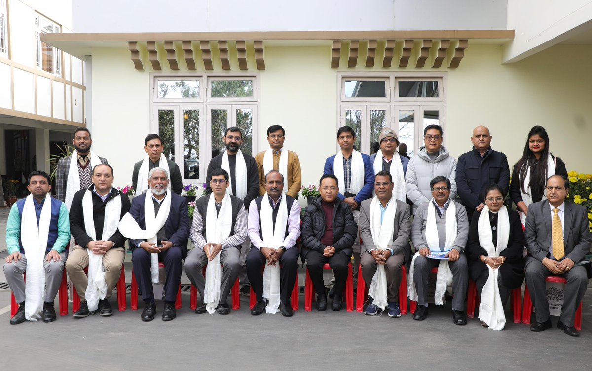 PSTamangGolay's tweet photo. Engaged with officers from NDMA and experts, led by JS NDMA, Shri Kunal Sathyarthi, discussing the Post Disaster Management Assessment. Grateful for the valuable suggestions and appreciate everyone's support in crafting a comprehensive PDNA report, soon to be submitted to the Govt of India. #DisasterManagement
#NDMA