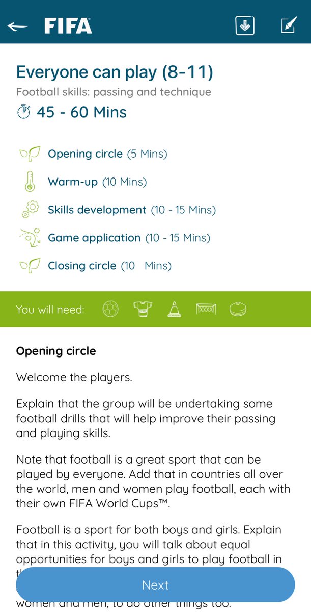 panenka_goal's tweet photo. For the aspirant coach and the PE Teachers, FIFA Football For School is the app you need to have if you want football curriculum for kids from 4-14 age group.
Fantastic material with game application as well.
Link for app 👇🏻
#IndianFootball #Coaching #FootballforSchool https://t.co/LSRP6i2yDM