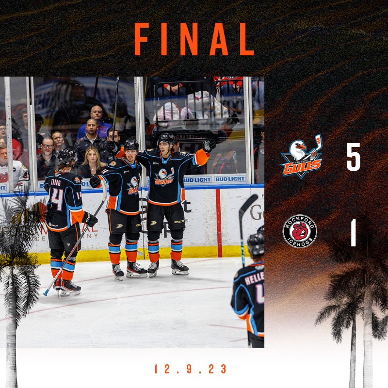 SDGullsAHL's tweet photo. Coming home with four out of five possible wins!
#LetsGoGulls | #SDvsRFD