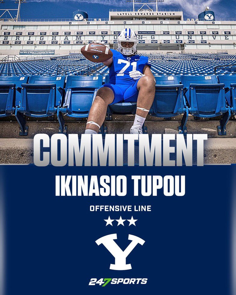 Palo Alto (Calif.) offensive Ikinasio Tupou announced his commitment to BYU and he breaks down why he picked the Cougars 247sports.com/college/byu/Ar…