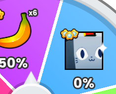 The visual bug of 0% chance on the Spinny Wheel has been fixed! #PetSimulator99 #petsim99