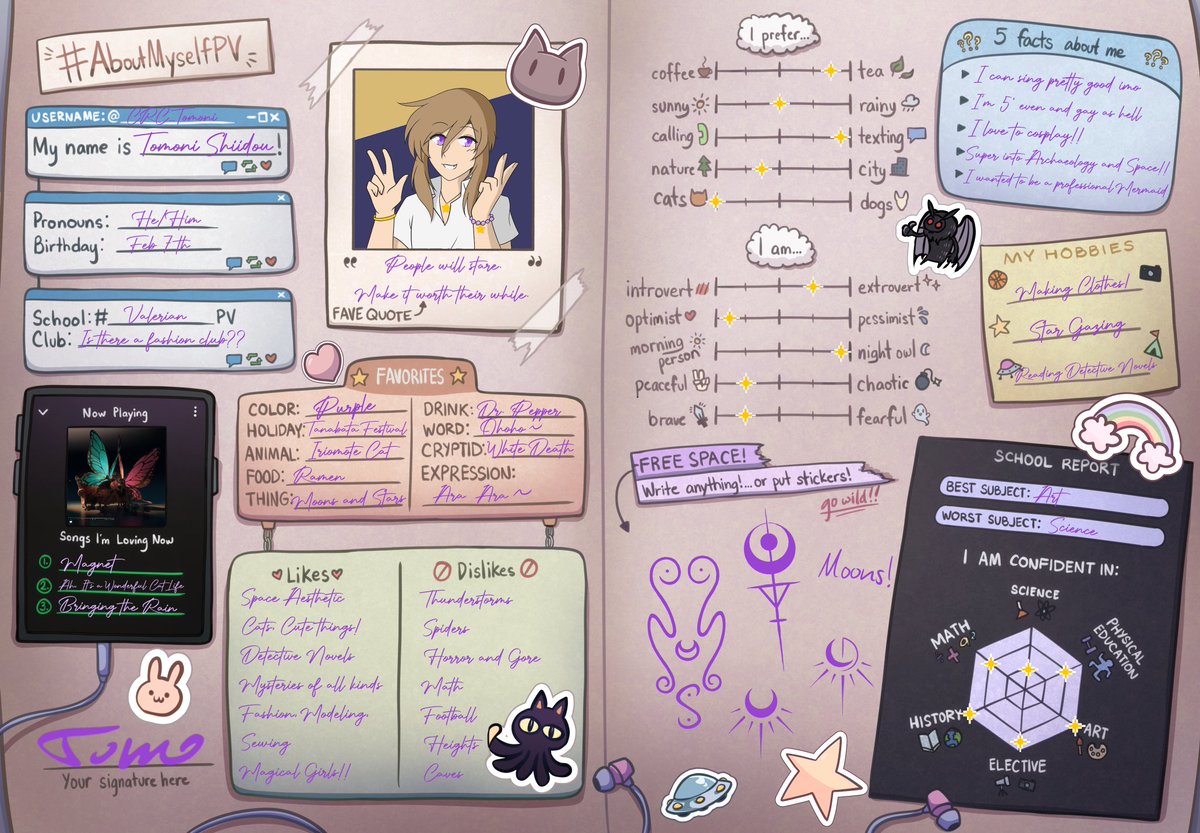 Tomoni ᓚᘏᗢ (CRC fan OC) tweet media