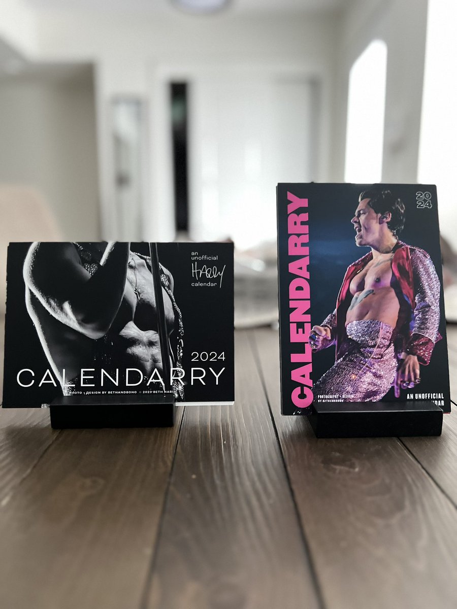 carriesconcerts's tweet photo. Once these are in my office, no work will be getting done between January 1, 2024-December 31, 2024 @bethandbono
#calendarry
#HarryStyles https://t.co/P4VntlcHjp