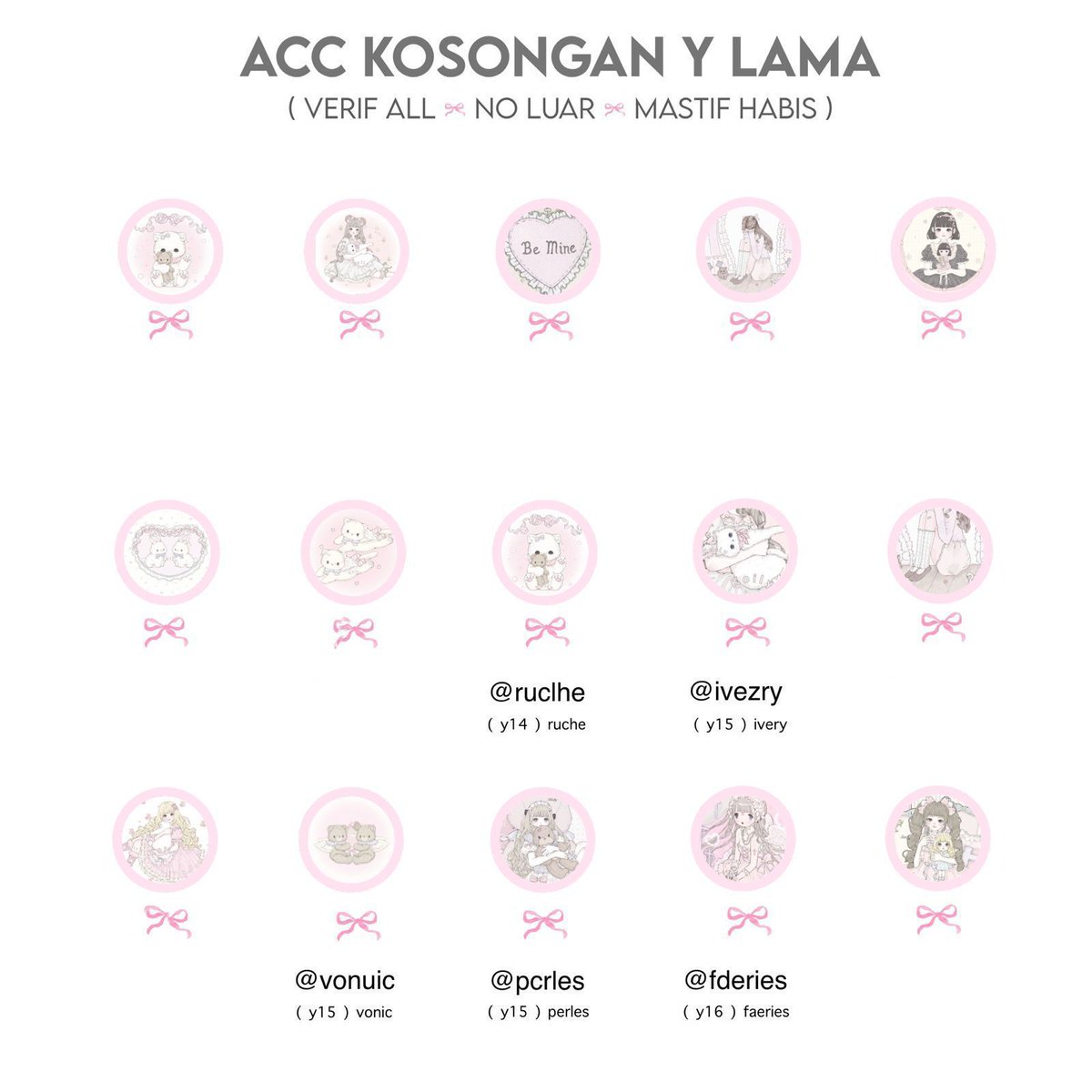 bibblebluey's tweet photo. @O85221 aku ada nih kak, 9.5k v all nihh https://t.co/qbaQkhu6vd