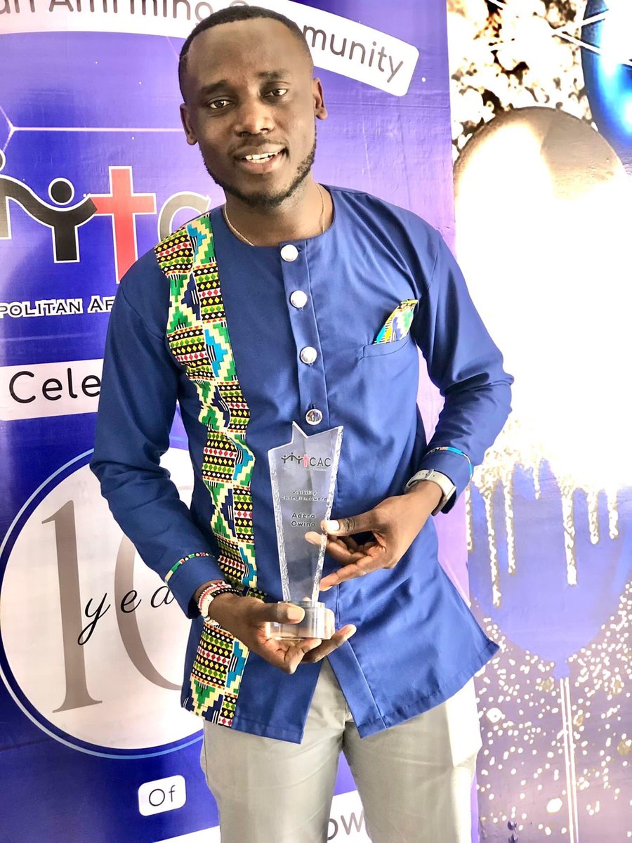 I am humbled to receive the social justice award for visibility  champion in Kenya. I was surprised that my little work of questioning and daring taken for granted Ideologies, and boundaries that organise us by dismembering others could be recognised and honoured by <a href="/CAC_Ke/">Cosmopolitan Affirming Community - CAC</a>