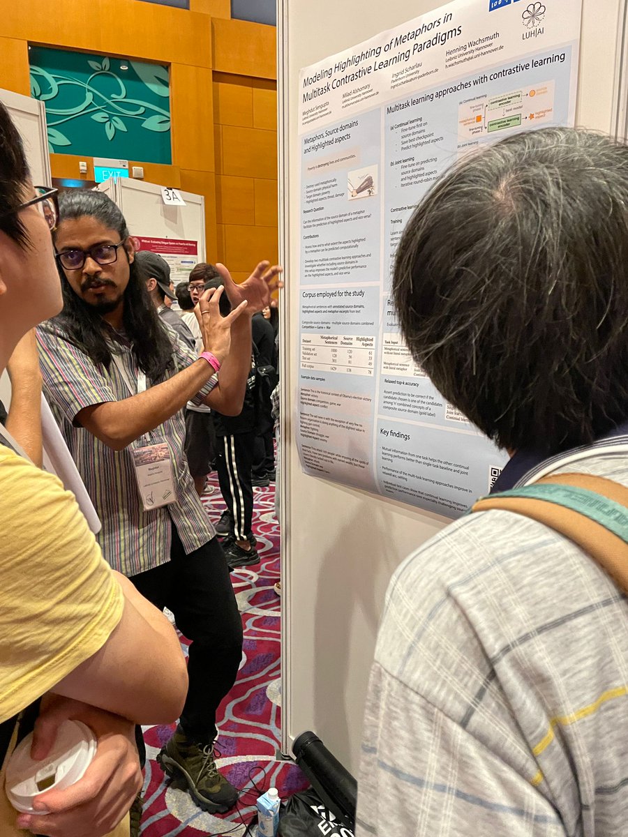 Meghdut Sengupta (@meghdutsengupta) on Twitter photo Super exciting poster session of our paper with great conversations with the lovely people at #EMNLP2023. #NLP #NLProc <a href="/trr_318/">TRR 318 Constructing Explainability</a> <a href="/webis_de/">Webis Group</a> Super exciting poster session of our paper with great conversations with the lovely people at #EMNLP2023. #NLP #NLProc <a href="/trr_318/">TRR 318 Constructing Explainability</a> <a href="/webis_de/">Webis Group</a>
