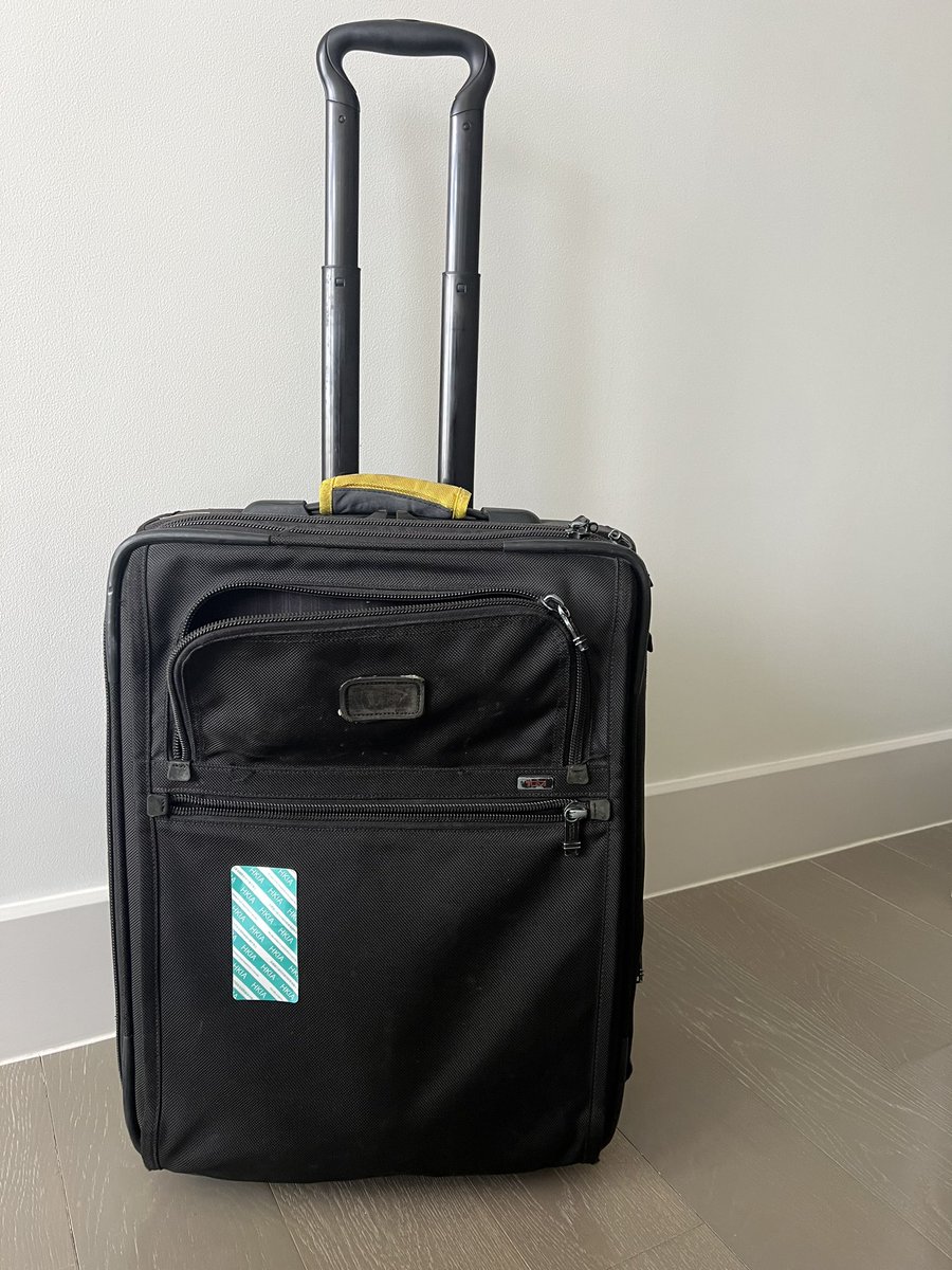 The infamous <a href="/tumitravel/">tumitravel</a> suitcase I have had for close to 20 years and probably close to 10 million miles finally had to go into service. New handle, new wheels, zippers I haven’t had for a decade all fixed. Here’s to another 20 years. Now if only my body was so easily fixed!🤣