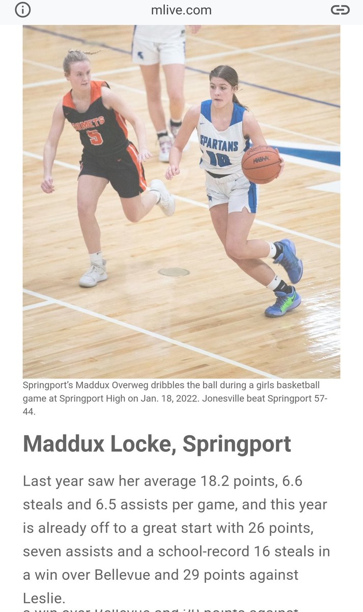 CoachSaldana517's tweet image. Simply the best. @5Maddux @MichHSBball @SpringportPS @jacktowntweet @PGHMichigan @LTUAthletics @MLiveSports thank you