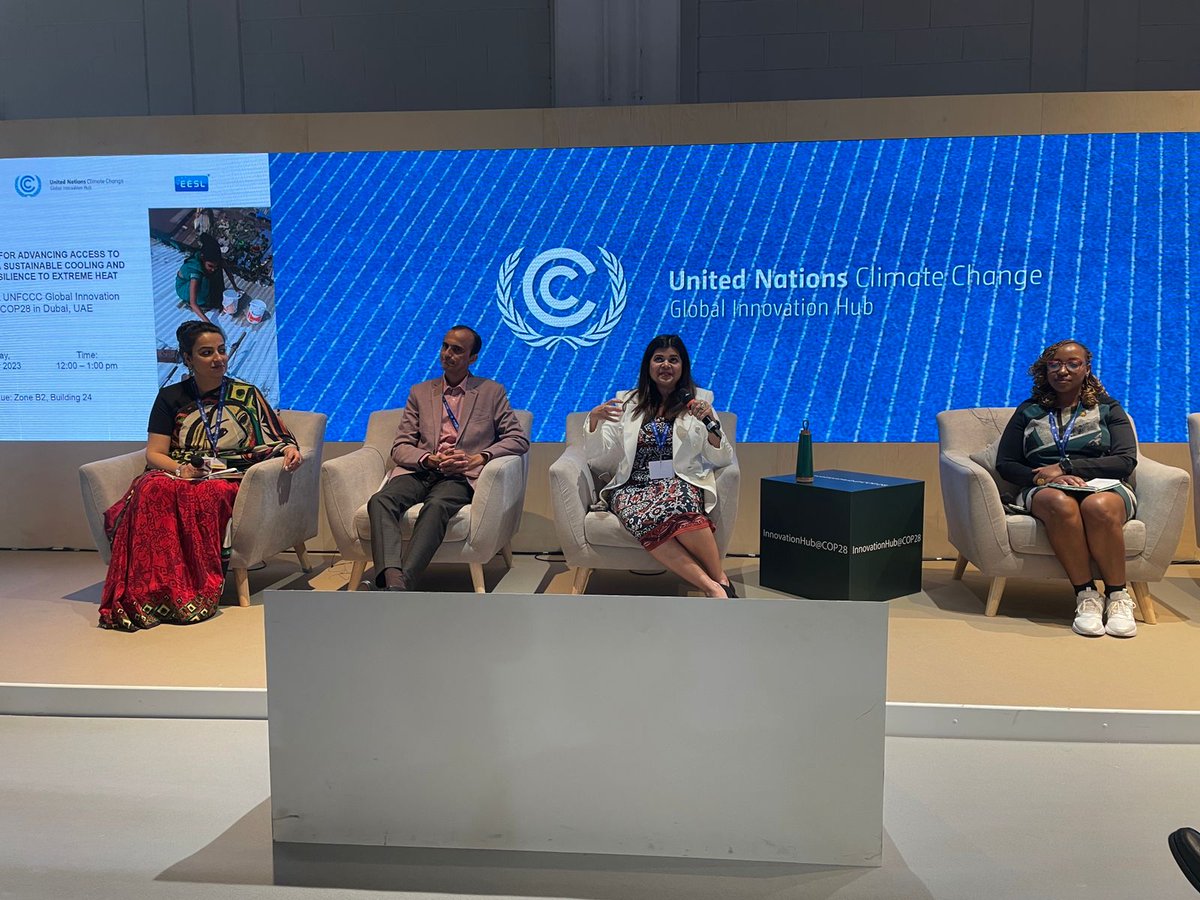 NRDC_India's tweet photo. @avipsa_m of @EIAenvironment emphasized on choosing cooling solutions with the least climate-damaging impact, enforcing protocols effectively, and ensuring financial commitments for a sustainable future https://t.co/pIPhBQt5MH