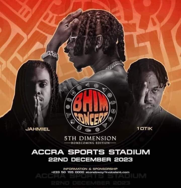 Kashizz5's tweet photo. The two great Jamaicans Jahmiel and 10Tik are representing live for Stonebwoyโs BhimConcert #5Dimention Homecoming edition. You canโt afford to miss this power packed event on the 22nd December 2023 at the Accra Sports Stadium ๐!
Ticket ๐ซ*714*2023# Or https://t.co/PNLry326rl https://t.co/dqx1cxsRsZ