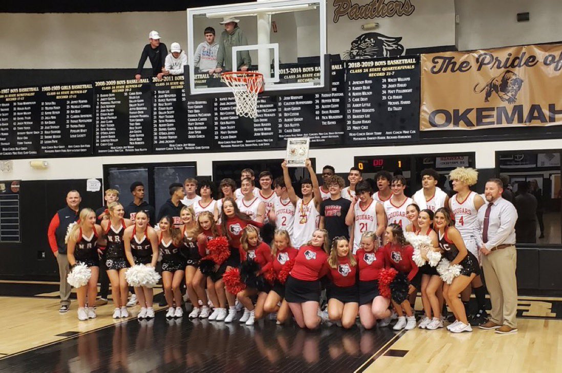 Okemah Tournament Champions! This is a special group. Blessed to coach them!