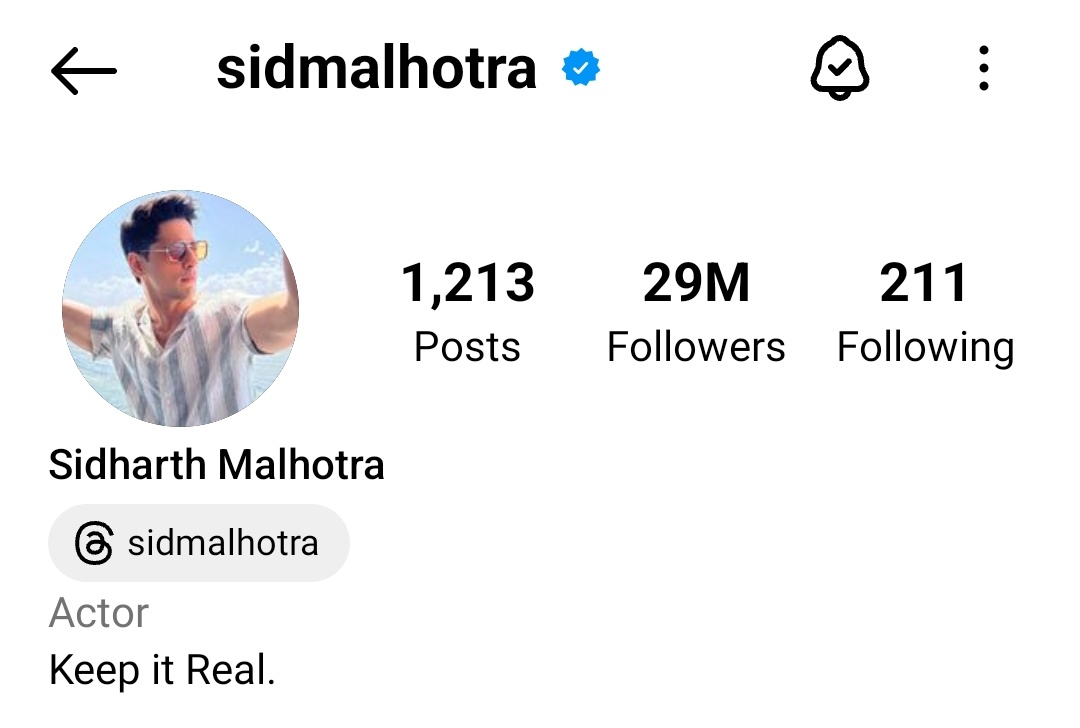 Congratulations shershaah #SidharthMalhotra  🧿 ❤️ 29million sidians #BigFamily ❤️