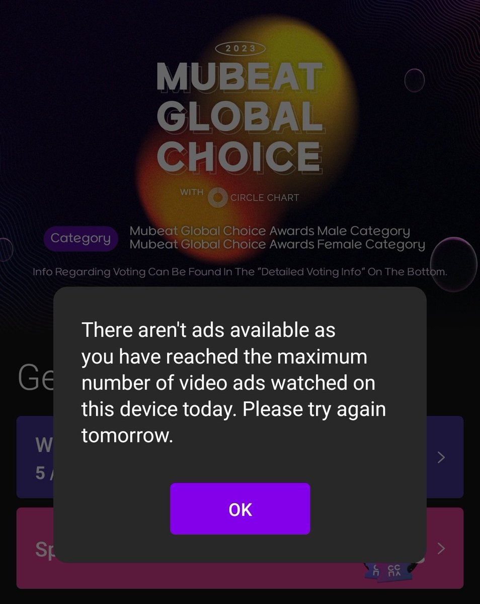 01Btsxarmy1's tweet photo. [🔔] 2023 CCMA

Don't forget to collect Circle Voting Tickets! ONLY USE tickets that "EXPIRING WITHIN 3 DAYS" during Round 1 to BTS (Stay in Top 30).

✅️ Max. 4 accounts/device
🎟 1 device = 50 voting tickets/day

🔗: https://t.co/6zcT171Ujt
❓️: https://t.co/pY30JCByKv https://t.co/3nImrBqwAG