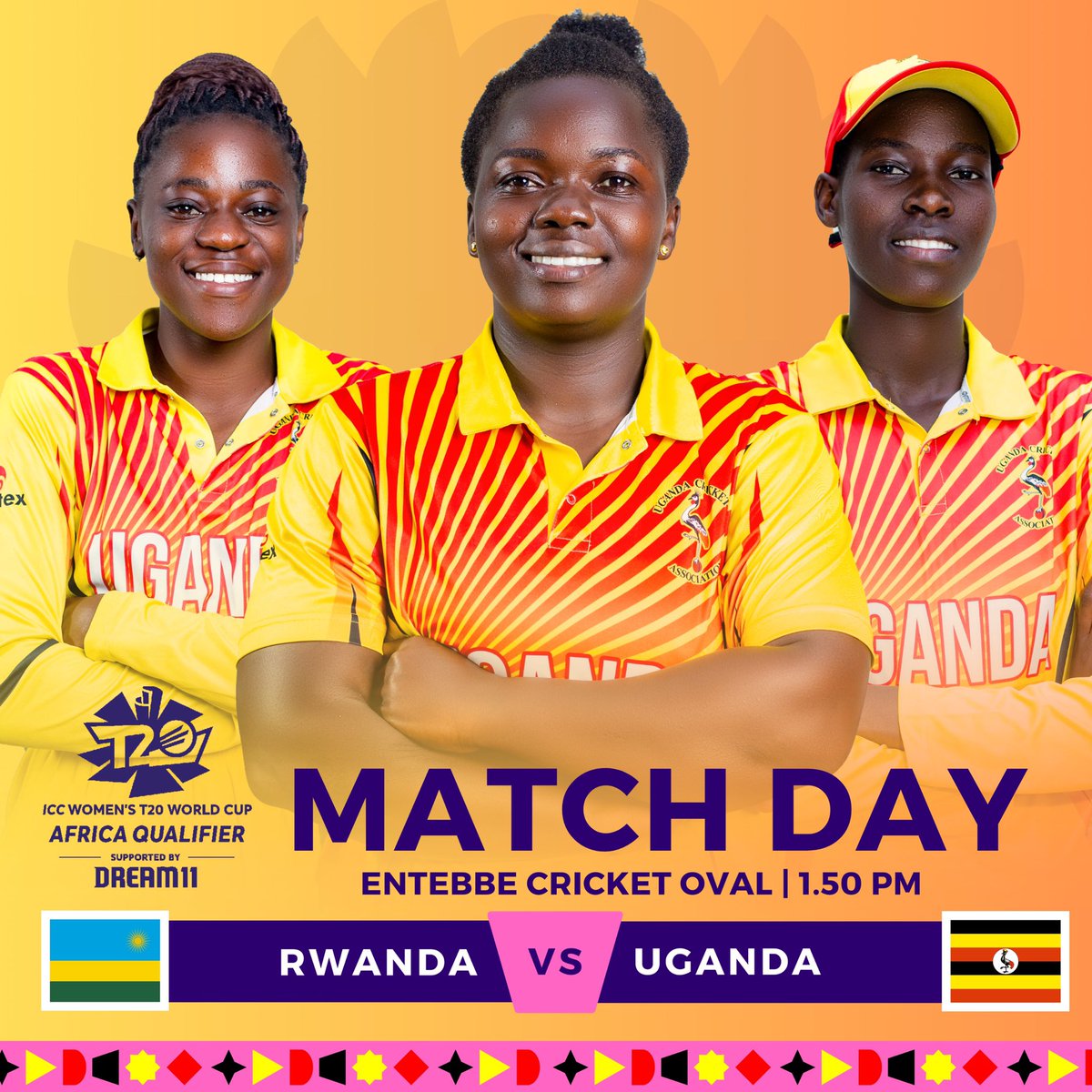 Don that beautiful jersey and cheer loud as it’s Match Day for the Victoria Pearls at the Lakeside Oval. 

#JanguNeMuno #WeBackTheVictoriaPearls #ICCWT20WCAQ