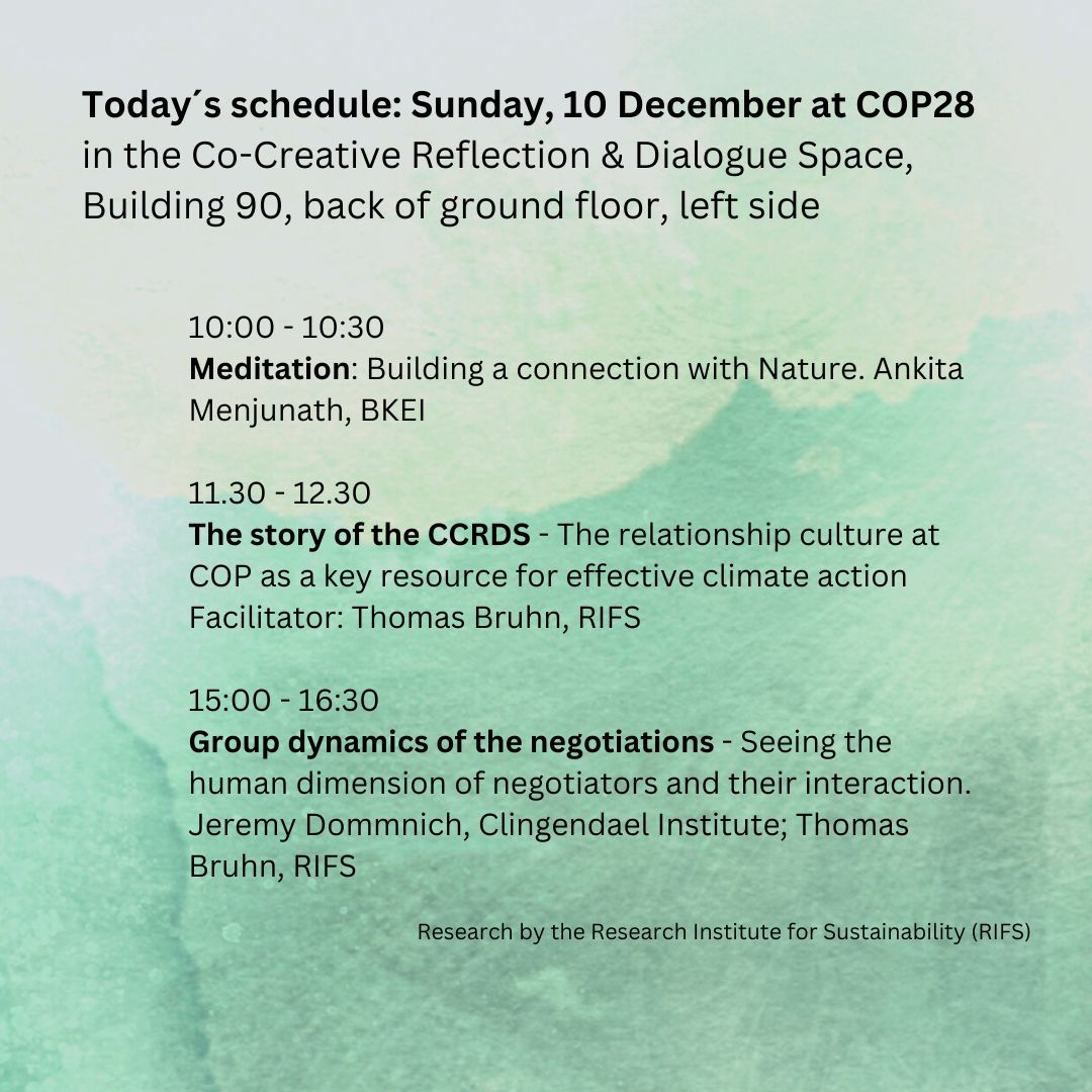 Co-Creative Reflection & Dialogue Space (CCRDS) tweet media