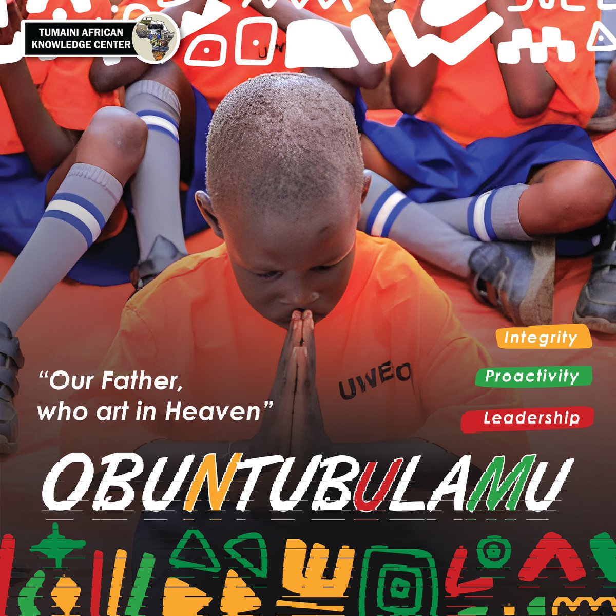 tumaini_africa's tweet photo. ππ In this moment of reflection, we pray for a world guided by Obunutubulamu values: May integrity shine, proactivity & leadership thrive, and hearts unite in shared purpose. May our actions echo the spirit of Ubuntu. #PrayersForUnity #Obunutubulamu https://t.co/8MyqHLe4sb