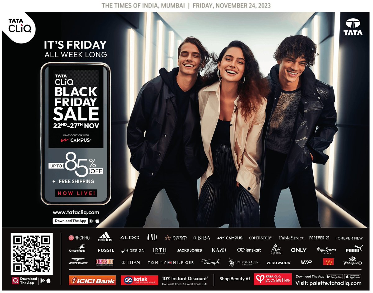 beastoftraal's tweet photo. Ever since generative AI became broadly available, I have been tracking ads—print or online—that use AI-generated humans to see if they get so realistic that I cannot differentiate them from a photo. 

Consider the ads from Tata Cliq, Joyalukkas, and Mall of Asia. 1/5 https://t.co/MLazlkLy9j