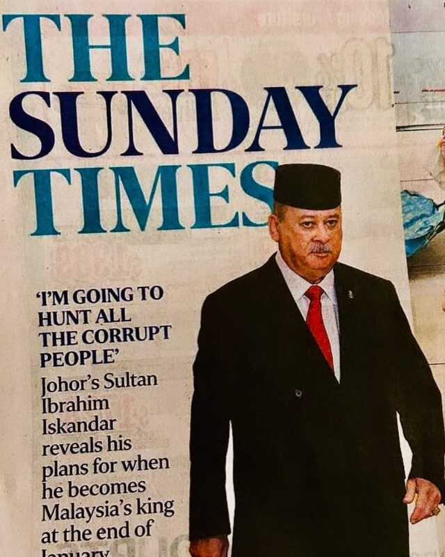 amer7211's tweet photo. Plot untuk menjatuhkan Kerajaan MADANI sedang giat disusun secara terancang oleh Saka Tua yang merupakan juga Tok Dalang Langkah Sheraton. Rancangan ini harus dilakukan sebelum hujung Januari 2024. Inilah peluang terakhir saka tua untuk mencapai cita2 busuknya.

Semoga Allah merahmat dan memberkati Sultan Johor yang bakal dilantik sebagai Yang Dipertuan Agong hujung Januari 2024 nanti. Daulat Tuanku!