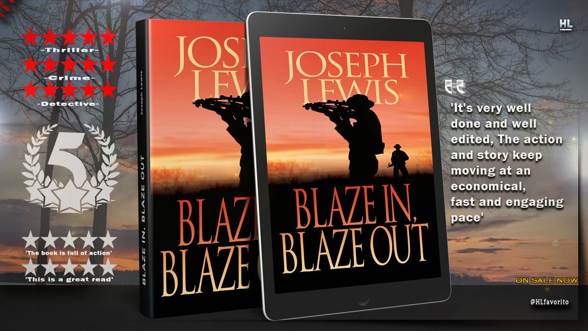 'Every move counts in the fight for survival in 'Blaze In, Blaze Out'.'

Joseph Lewis. 
+Info: jrlewisauthor.blog
Kindle: mybook.to/blaze-Kd  
Paper: mybook.to/blaze-Pb
 
#CrimeFiction #DetectiveStory #SuspensefulReads #BookRecommendations