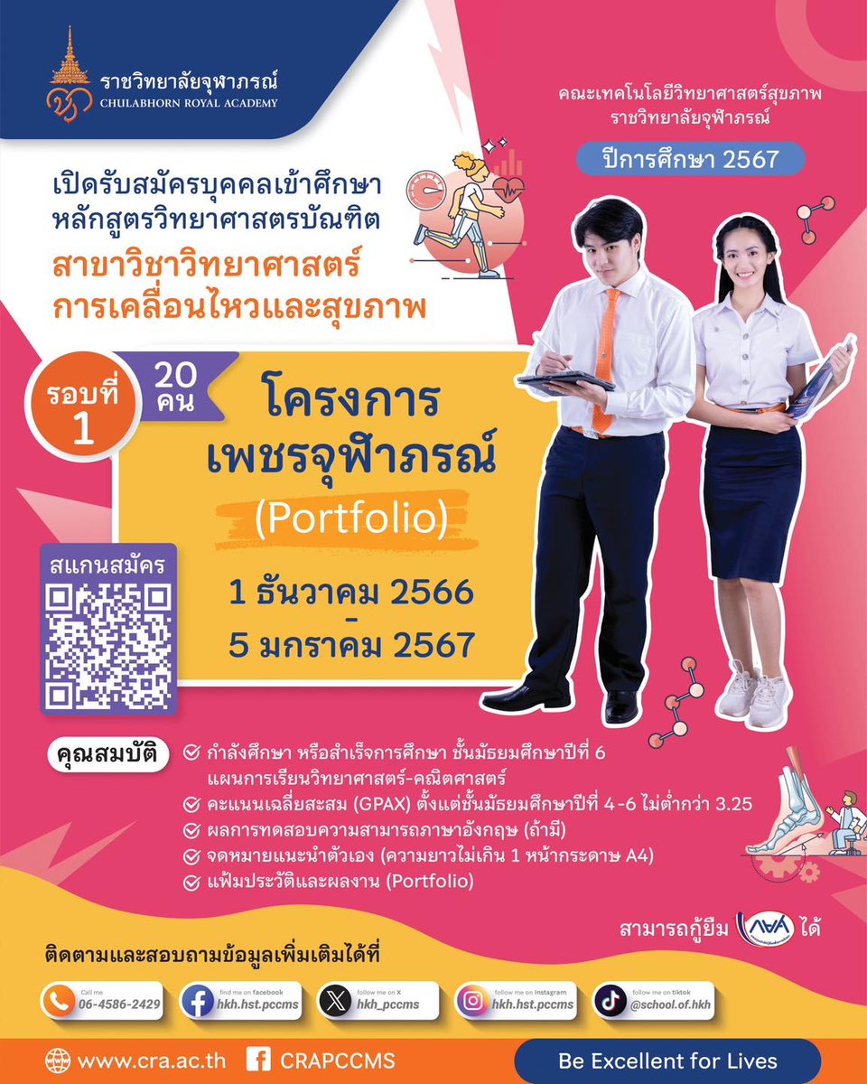 Human Kinetics and Health-Chulabhorn Royal Academy tweet media