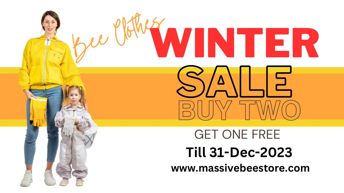 ClothesLeather's tweet photo. Buy Two Jacket/Suit and get one jacket/Suit free.
Just add your favorite three Jackets/Suits in the cart
and will find your discounted product.
Visit: https://t.co/e8NhCSDtgI
Payment through Paypal
#beekeeperstories #beekeeperswife
#beekeepersofinstagram #bee #bees #beekeeping https://t.co/0y0hj7m2EG