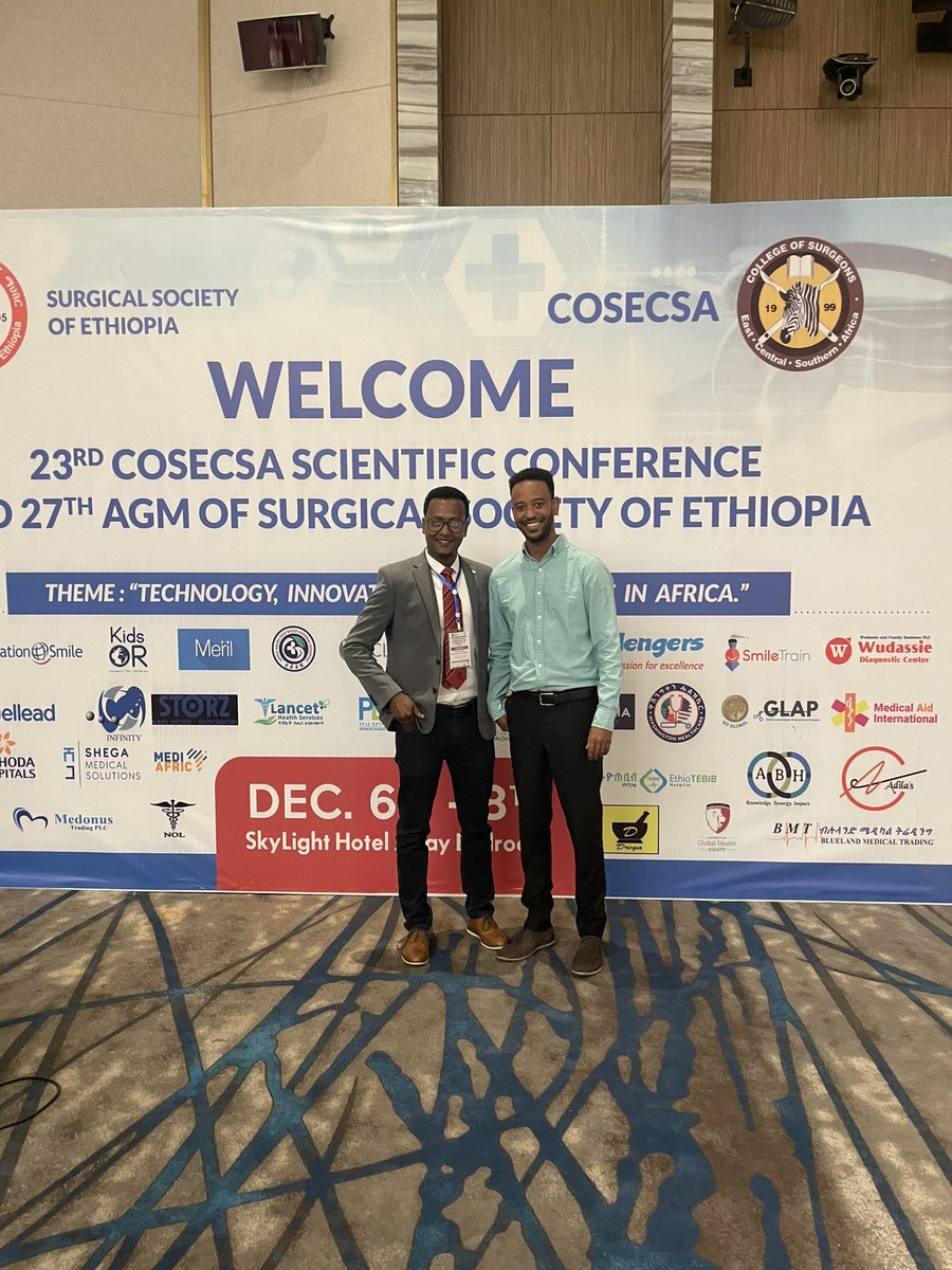 A very productive session at the 2023 COSECSA scientific conference presenting our work on outcomes of Wilm’s tumor, showcasing ALL-SAFE - our project to make affordable laparoscopic simulation  models for surgical trainees as well as connecting with surgeons from all over Africa
