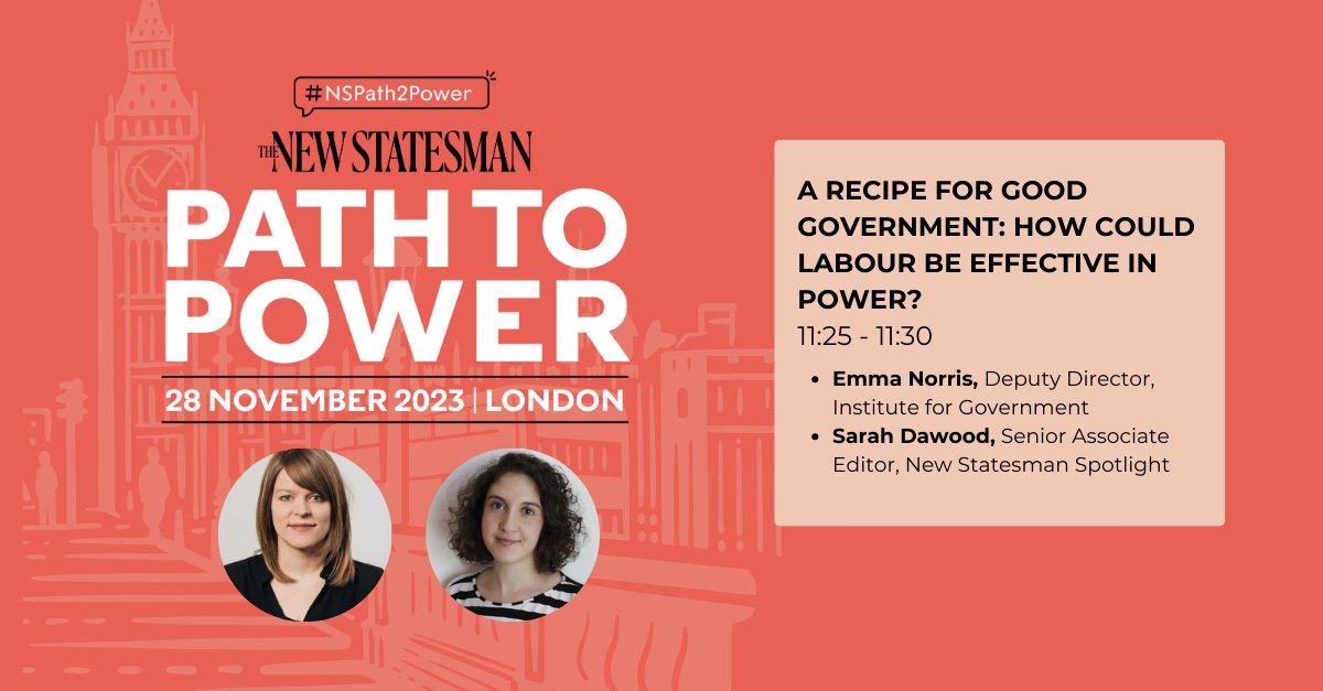 #NSPath2Power session: ‘A recipe for good government: How could Labour be effective in power?’ will be starting in 5 minutes