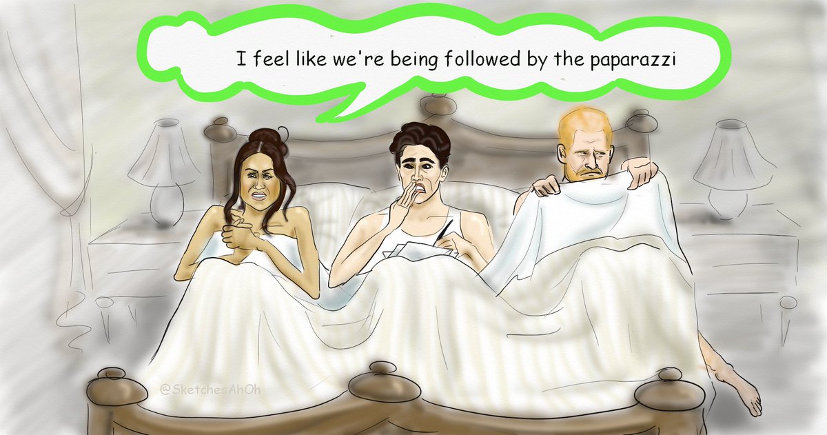 Omid didn't appear with Meghan, he was always among Harry and Meghan as he wrote notes on Harry at first. And how does he know all the details of their super-private life?