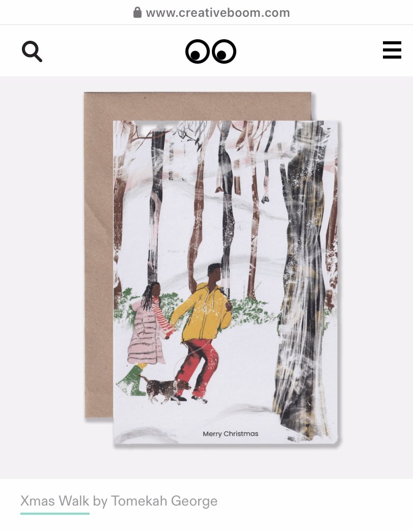 Spotted my card in this lovely feature from @creativeboom. I'm alongside a beautiful collection of cards from some of my favourite designers and illustrators. Ty @katylcowan