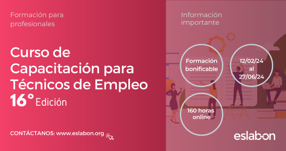 Nueva edición del Curso de capacitación para técnicos de empleo (16ª edición)
¡No esperes al último momento para inscribirte! bit.ly/3MYDGoG
📆 12 de febrero al 27 de junio del 2024
⏰ 160 horas online
#Formación #TercerSector #TecnicosDeEmpleo #SoyEslabón