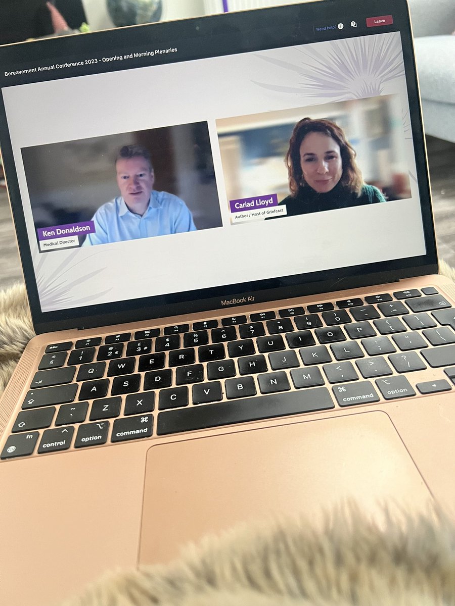 Great talk by <a href="/ladycariad/">Cariad Lloyd</a> at the #NESbereavement2023 conference. Just wait 4 seconds, don’t try make things better straight away. <a href="/robdelaney/">rob delaney</a>