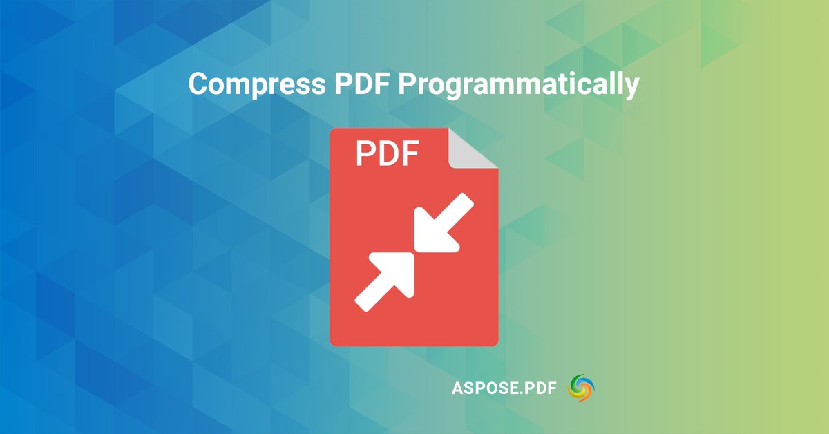 AsposePDF's tweet image. How to reduce the size of PDF?
Use Aspose. PDF API for compressing PDF documents in various programming languages😎
products.aspose.com/pdf/compress/
#compresspdf #optimizepdf #reducesizepdf