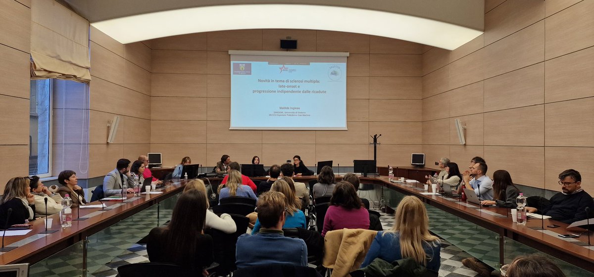 È appena iniziata a Genova la giornata dei Laboratori 
<a href="/Siamoc2/">SIAMOC</a>
#research #movement #SclerosiMultipla