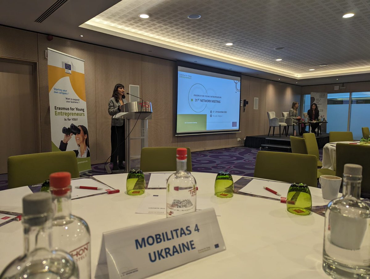 We are happy to be in Brussels today for the #networking #meeting of @eye program.
For the first time we represent two partnership: #mobilitasnext and #mobilitas4ukraine.
<a href="/Eurochambres/">Eurochambres</a>  <a href="/EU_EISMEA/">EISMEA</a> <a href="/EU_Growth/">Internal Market, Industry, Entrepreneurship & SMEs</a>