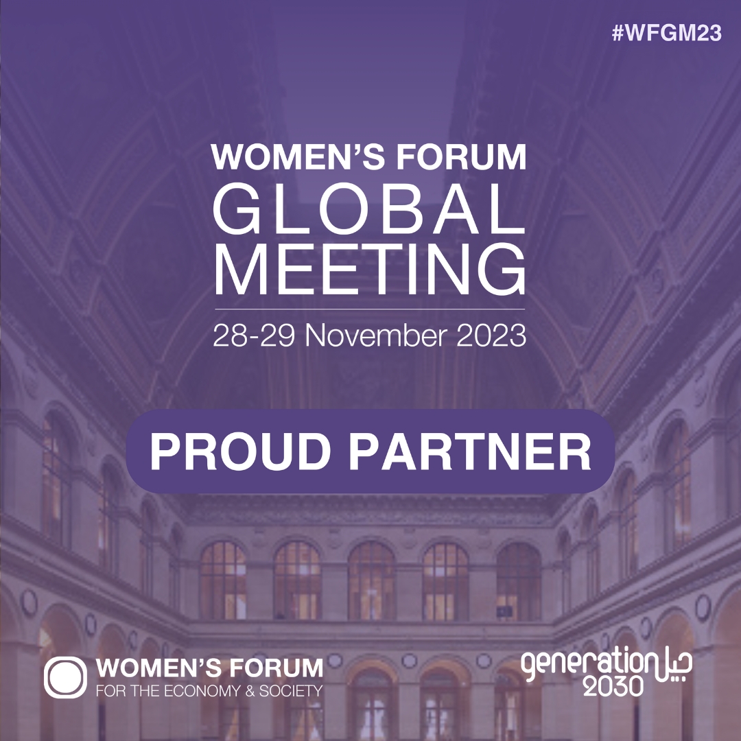 Generation 2030 (@generation2030) on Twitter photo Once again #Gen2030 joins the worldwide community of <a href="/Womens_Forum/">Women's Forum</a> for 2 days of meetings, workshops, talks and panels in a push to tackle gender bias and promote a world where women are equal actors and decision-makers in #business, #society and #ecology. #wfgm23 Once again #Gen2030 joins the worldwide community of <a href="/Womens_Forum/">Women's Forum</a> for 2 days of meetings, workshops, talks and panels in a push to tackle gender bias and promote a world where women are equal actors and decision-makers in #business, #society and #ecology. #wfgm23