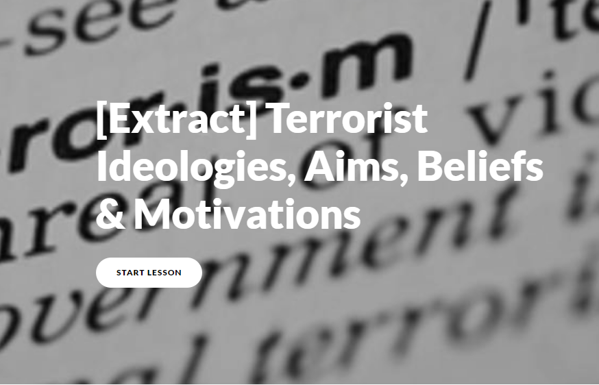 TerrorismCourse's tweet photo. Sample one of our most picked 2023 modules:

View Module Extract: https://t.co/3Pz0ByMkTN

Get a taster of the topic in this prestigious course with CSTPV &amp; University of St Andrews.

Course starts 13th February 2024.

#ideologies #counterterrorism #cstpv #standrews https://t.co/jeUaD3JT3Y