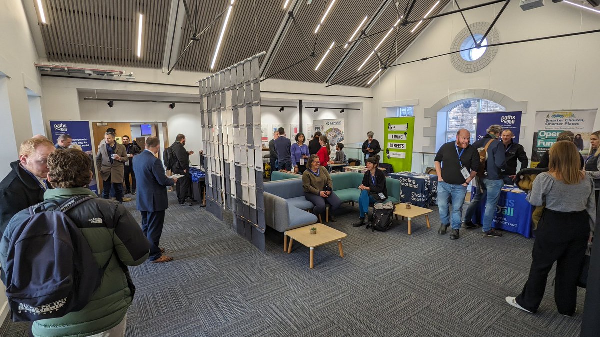 walking_scot's tweet photo. We're thrilled to welcome funded projects to our annual #SCSPLearningEvent @TheBarracksCC in Stirling today 🎉

We're set to hear from a wide range of innovative projects working hard to increase sustainable and #activetravel in local communities all across Scotland 🚶🏻‍♂️ 🚲 https://t.co/9GeExSZf87