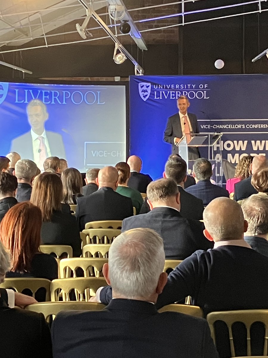 livuninews's tweet photo. Andy Haldane CBE, Chief Executive Officer @theRSAorg gives the #LivUniConf keynote speech on the national and local challenge in creating successful cities (1/2) https://t.co/nbJ36VmXcm