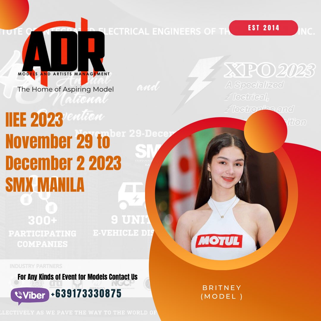 ADRModelsPH's tweet image. #IIEE