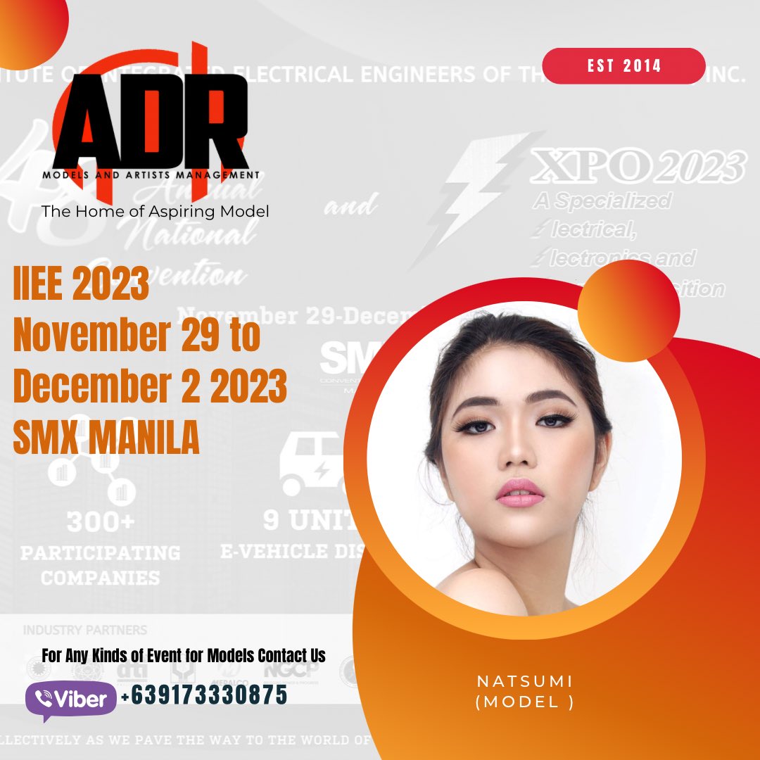 ADRModelsPH's tweet image. #IIEE