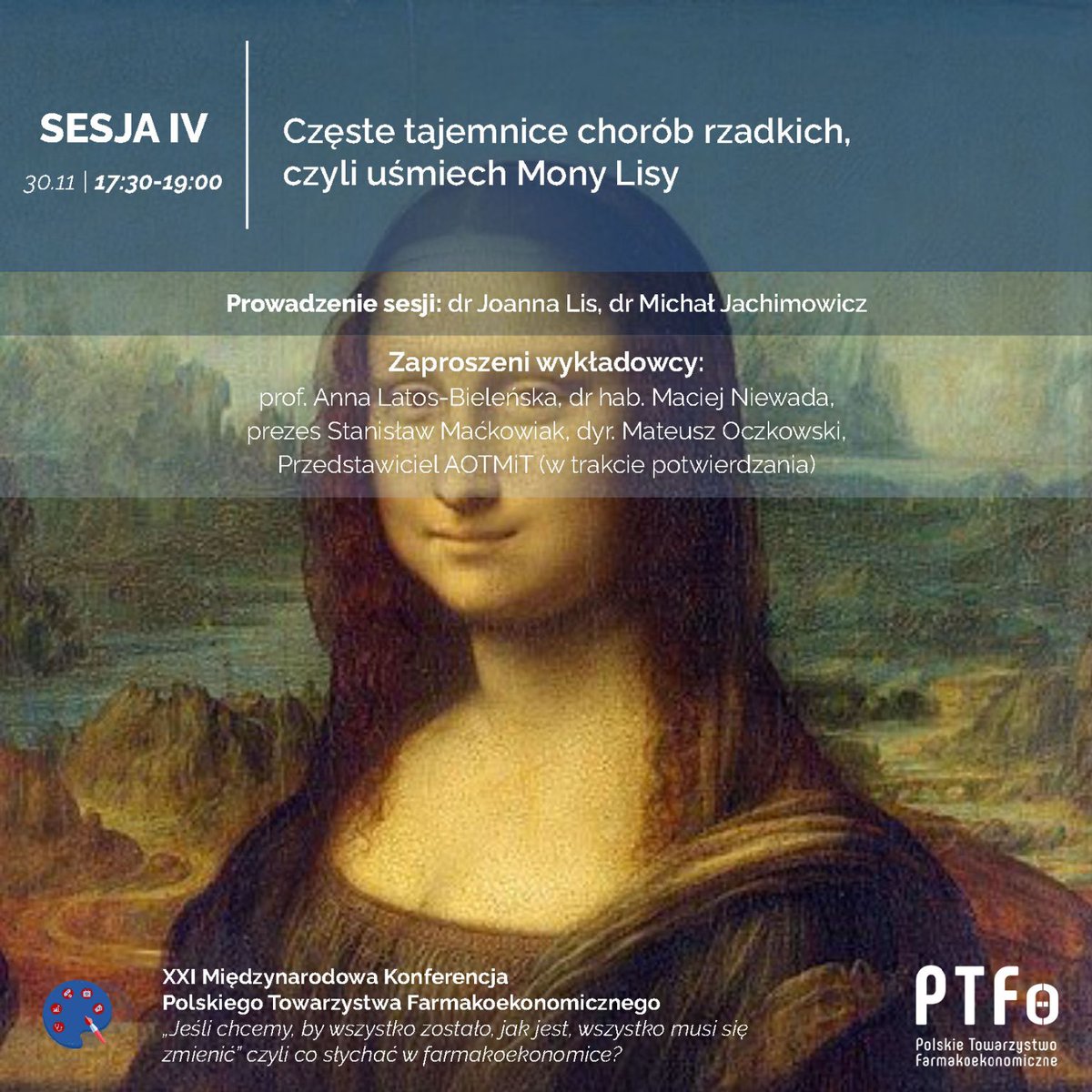 🗓️Już w czwartek rusza XXI Międzynarodowa #konferencjaPTFe, której pierwszy dzień zakończy IV sesja dotycząca chorób rzadkich <a href="/JoannnaLis/">Joanna Lis</a> <a href="/MacNiewada/">Maciej Niewada</a> 
Szczegóły i rejestracja: konferencja-ptfe.pl