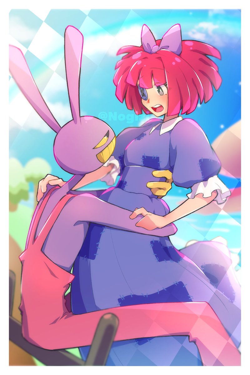 イイ景色だな
#TheAmazingDigitalCircus 
#Jaxxragatha
#bunnydoll