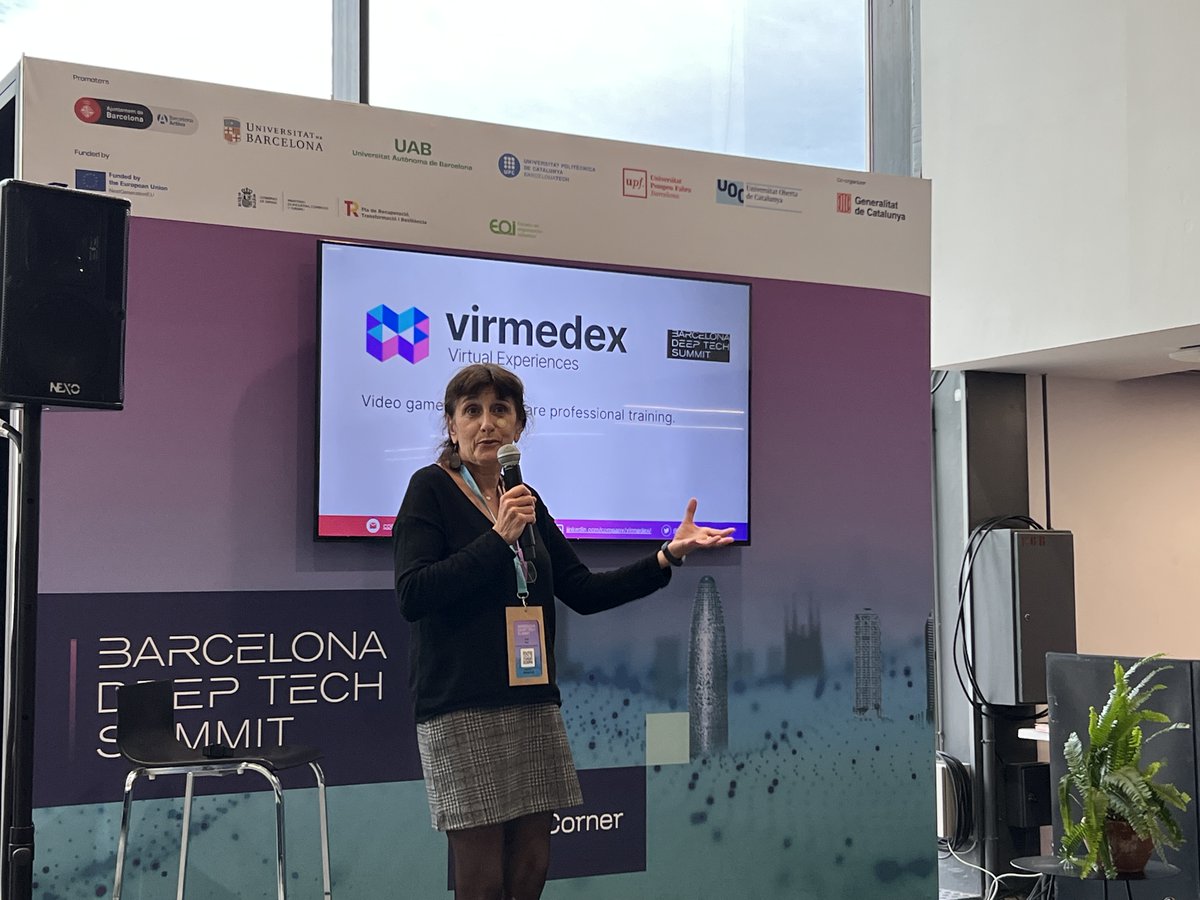BoschiGimpera's tweet image. #InnovacióUB | 🌍 Un any més, estem al #BarcelonaDeepTechSummit, l'epicentre de la innovació i de la tecnologia més disruptiva.
🚀 Spin-offs de la @UniBarcelona han tingut l'oportunitat de presentar les seves tecnologies davant d'inversors, emprenedors i experts.